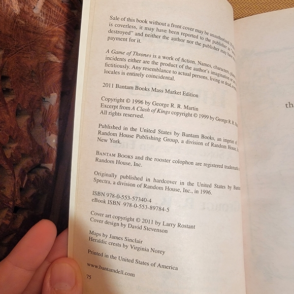 Game of Thrones, American Gods, & The Last Wish, Fantasy Paperback Book Bundle - Picture 6 of 15